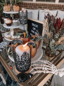 Spooky Season: How To Decorate A Bar Cart For Halloween – Lately With Lex