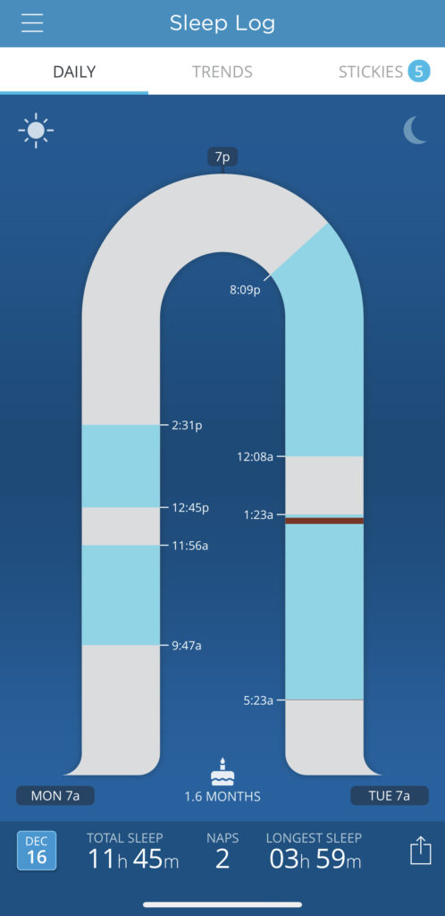 Snoo sleep schedule on sale